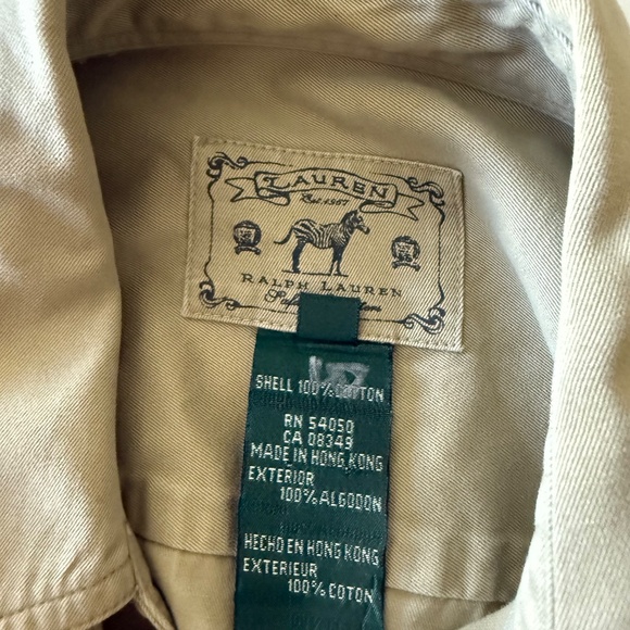 Lauren Ralph Lauren 67 Backcountry Outfitters Safari Snap Field Shirt Size LARGE - Picture 5 of 9